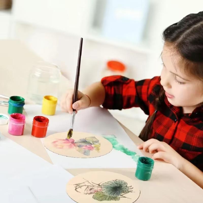 10Pcs 30cm Blank Wood Pieces Squares Round Wooden Slices for DIY Art Crafts Painting Laser Engraving Carving Coaster