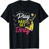 Funny _Play & Get Dirty_ - Volleyball T-Shirt(1)
