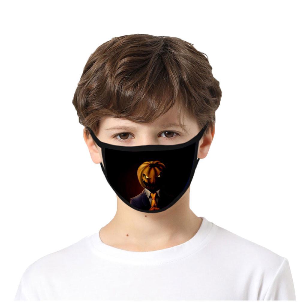 Fashion Halloween Printed Mask Washable Children Soft Face Mask