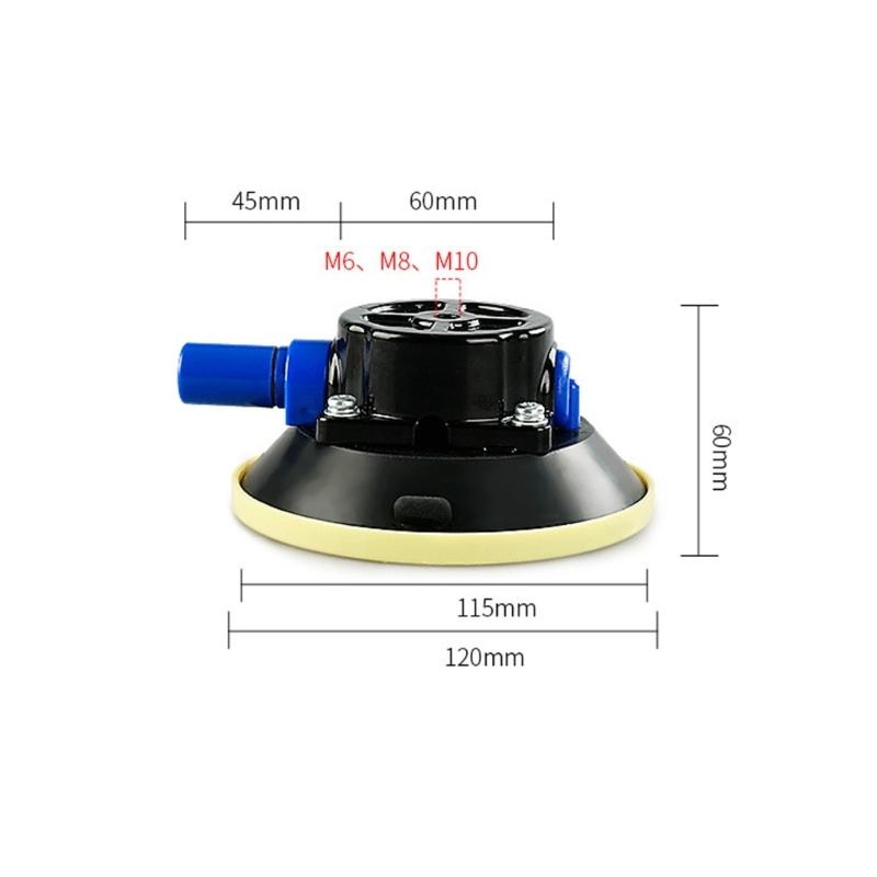 Vacuum Base For Stone Glass Wood Tabletop Assembly Featuring Alloy Construction And Slip Proof Design