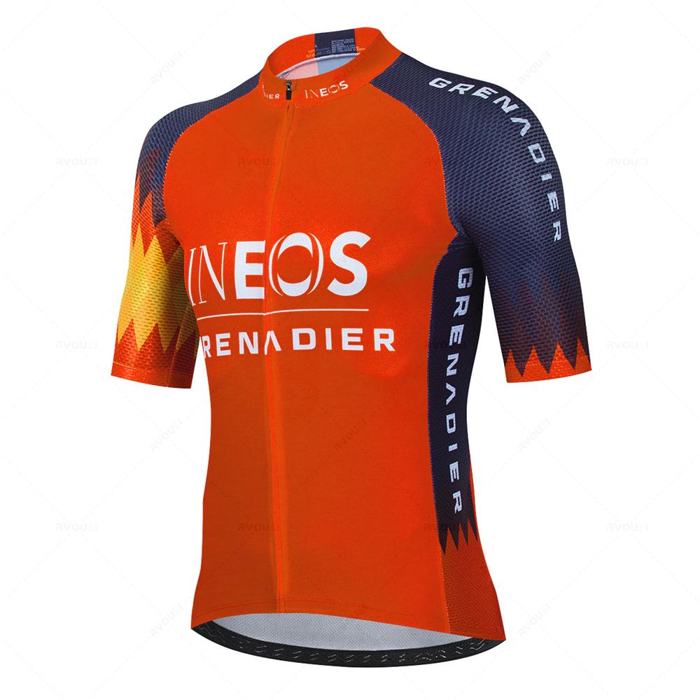 2026 Summer Men Short Sleeve Cycling Jersey SetBicicleta Clothing MTB Maillot Ropa Ciclismo Sportswear Blue Bicycle Suit
