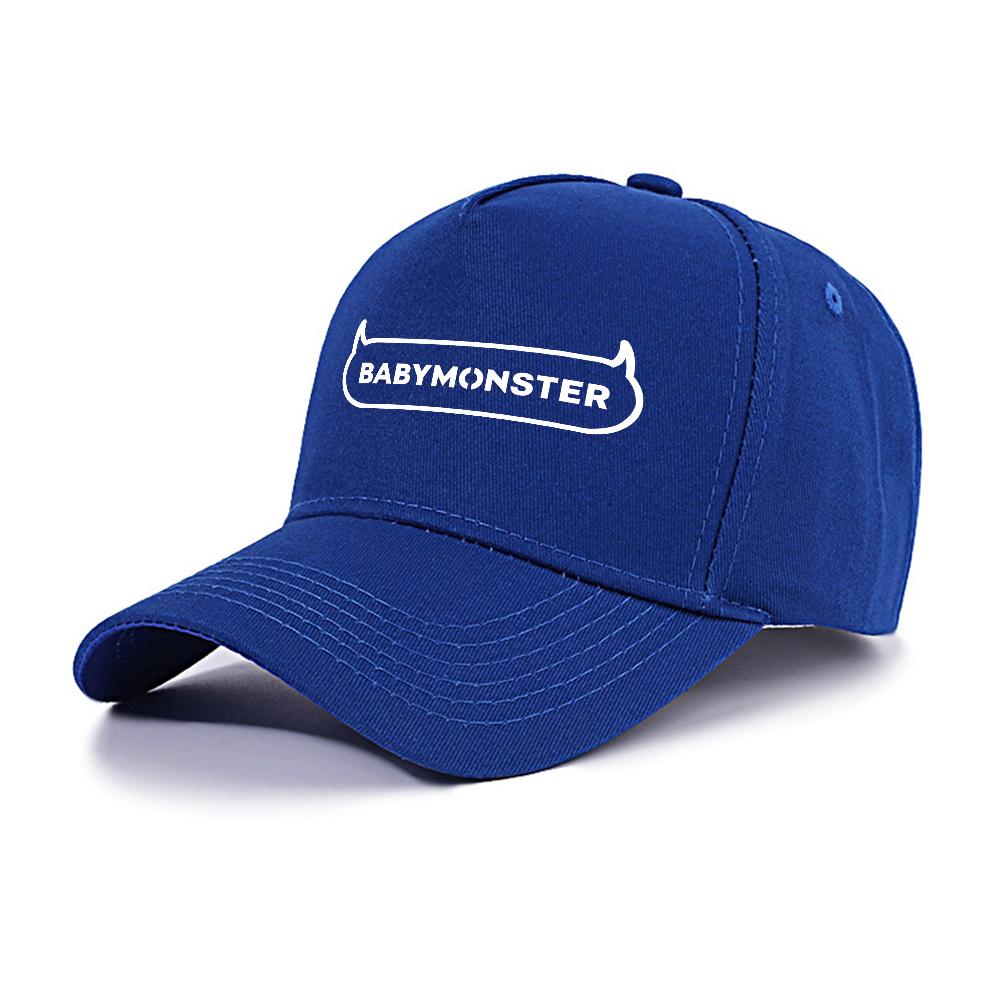 

Kpop BABYMONSTER Athletic Baseball Cap MONSTIEZ Adjustable Size Graphic Print Ponytail Hats for Rami Rora Asa Running Workouts Adjustable