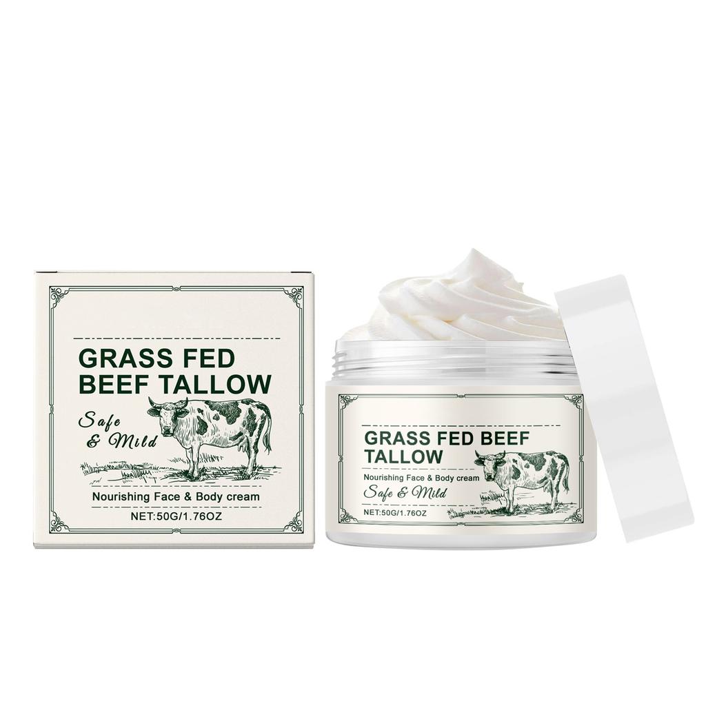 Cowfat Face Cream Nourishes And Tender Skin, Repairs And Soothe The Face, Moisturize And Tighten The Skin   50g