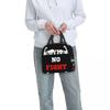 Powerhouse Gym No Fight Fitness Quotes Insulated Lunch Bag for Kids School Cooler Thermal Food Box Tote Lunch Boxes Container