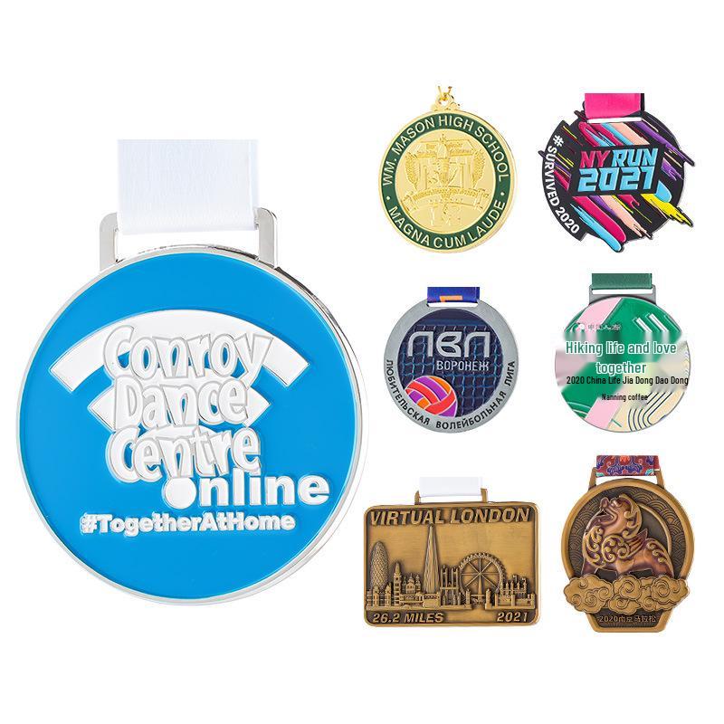 

Custom Commemorative Sports Medals: Marathon, Basketball, Ping Pong, Baseball, Jump Rope