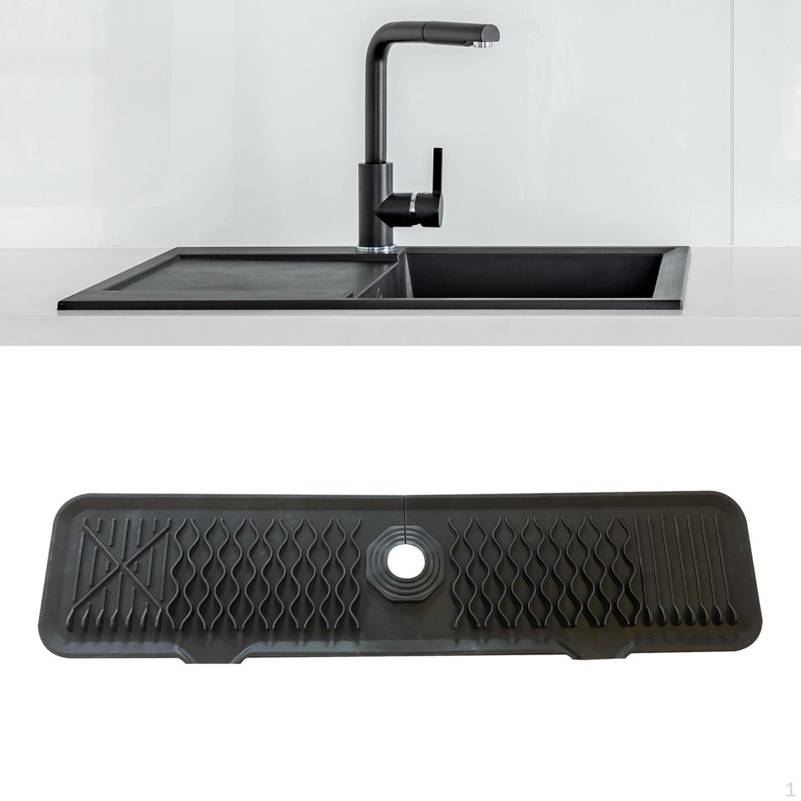 Silicone Sink Faucet Mat Dish Drying Keep Your Countertop Dry and Clean