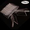 Transparent Price Tag Stand Accessories 25pcs Plastic Display Card Label
