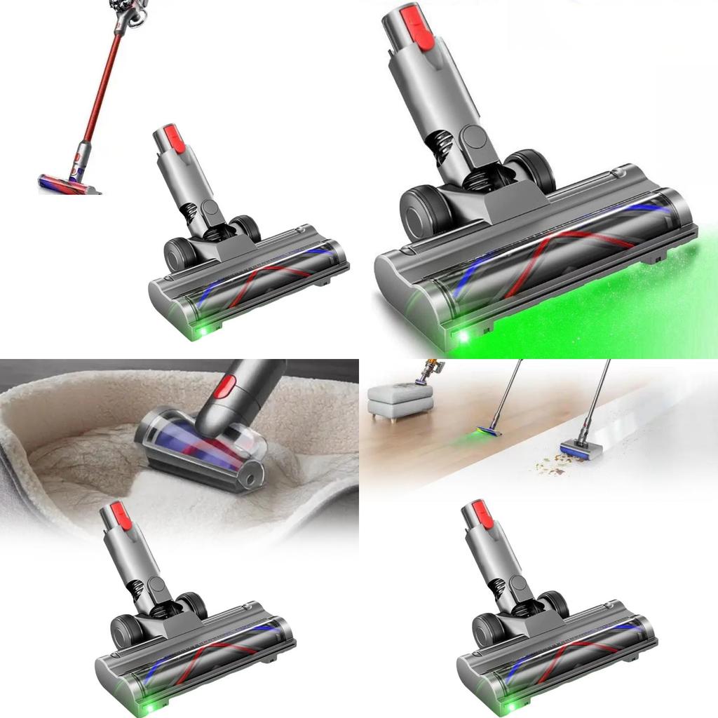 Para Aspirador Dyson V10 V12 Slim com Rolo Macio, Escova de Chão com Controlo Manual para Uso Doméstico