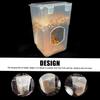 Automatic Bird Feeder Weatherproof Anti-Splash Food Dispenser Pet Bird Cage Feeder For Parakeet Cockatiel Canary Conure Cockatoo