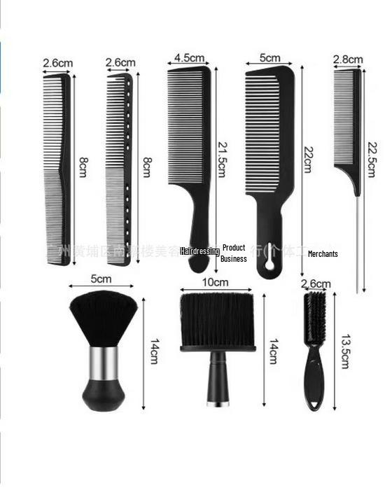 Men's Wide-Tooth Textured Comb for Hair Styling