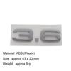3D Premium 2.4 2.8 3.2 3.6 4.2 4.6 Logo Sticker Tail Bumper Badge Auto Rear Trunk Emblem Accessories