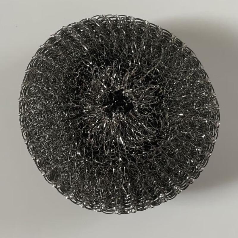 ZISIZ Long Handle BBQ Grill Brush with Replaceable Steel Wool Balls