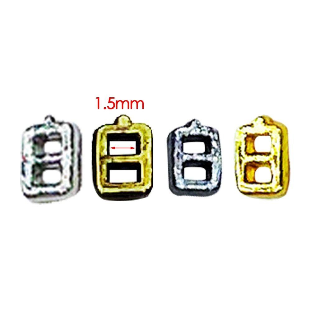 1.5mm 4 Colors Stuffed Toys Belt Buttons Doll Bags Accessories Diy Dolls Buckles Tri-glide Buckle