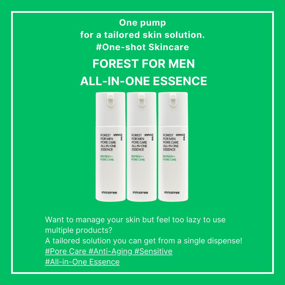 Innisfree Forest For Men All-In-One Essence 100mL (3 Type)