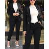 Women's Casual Stylish Two-Piece Suit Set - Elegant Office Blazer & Pants for Commuting, Modern Workwear