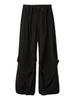 Emi Eco Parachute Black Water-Repellent Pants, 13WFP254005, Women's,