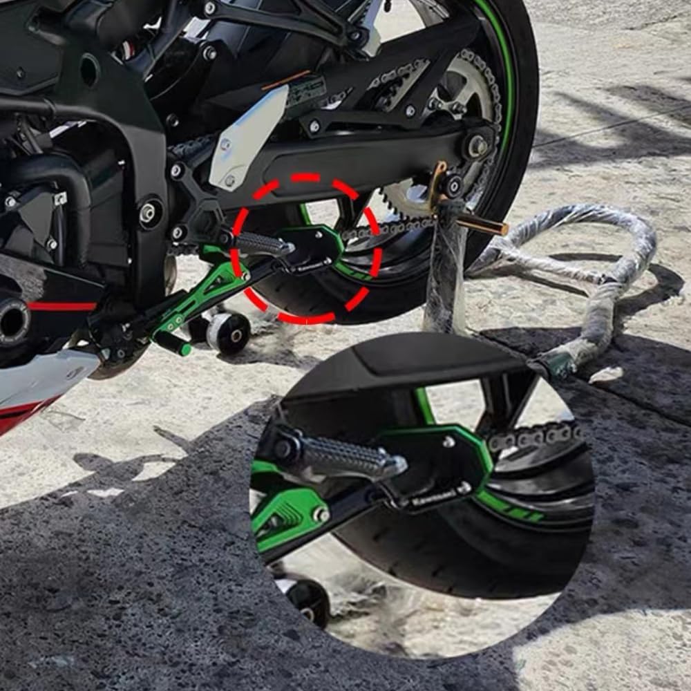 CNC Motorcycle Kickstand Foot Side Stand Enlarged Pad Support Plate