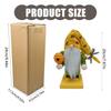 Lovely Facelessed Gnomes Toy Figurine Dwarf Statue Sculpture For Home 6XDE