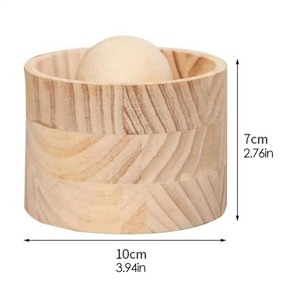 Round Wood Dumpling Skin Maker Ball Rolling Manual Dumpling Maker Dumpling Skin Press Reusable Round Ravioli Maker Dumpling
