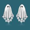Halloween Horror Ghost Stud Earrings, European and American Halloween Ghost Ear Jewelry