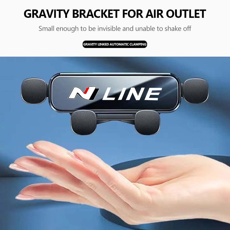 Car Phone Holder Stand Air Outlet Mount GPS Bracket Support For Hyundai N LINE i30 i20 Sonata Accent Tucson Elantra Azera Equus HH52
