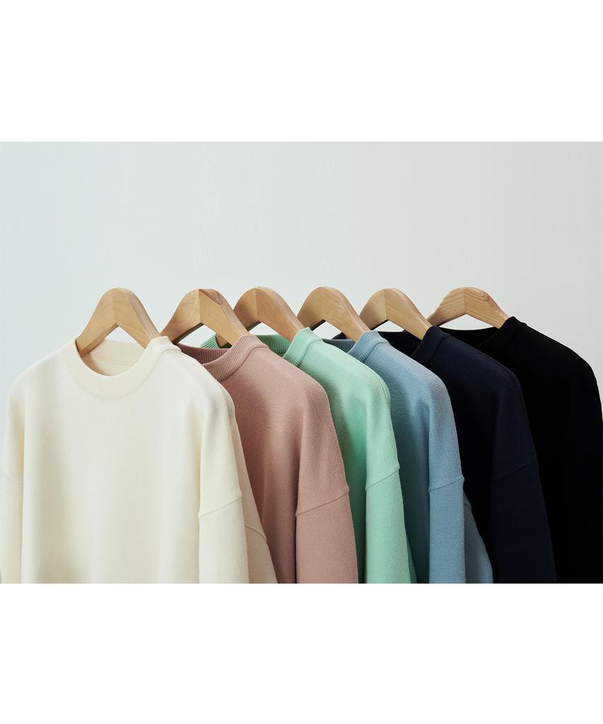 OX STUDIOS Essential Crop Knit (Dusty Pink)