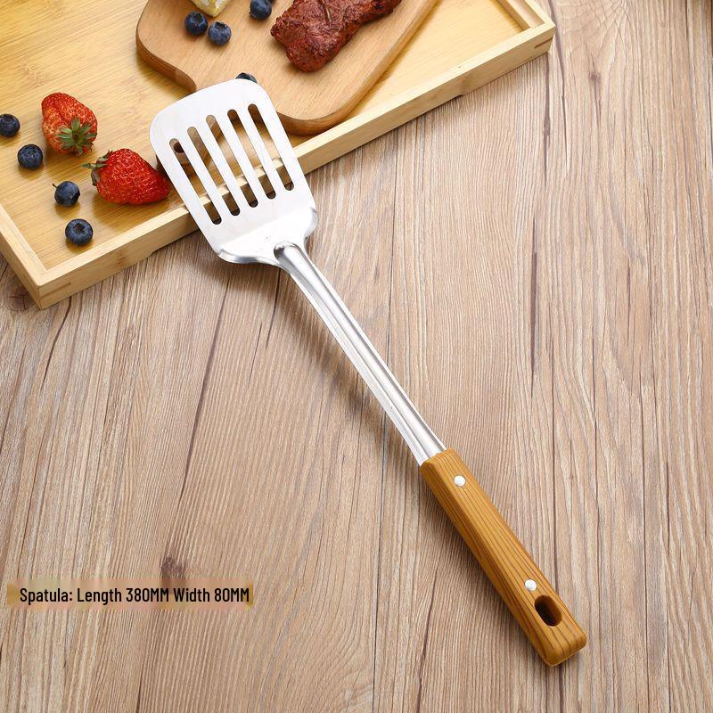 Stainless Steel Spatula & Skimmer Kitchen Set