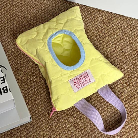 Travel Baby Wipes Dispenser Portable Quilted Wet Wipes Holder Zipper Closure Refillable Baby Wipes Case for Stroller Car Seat