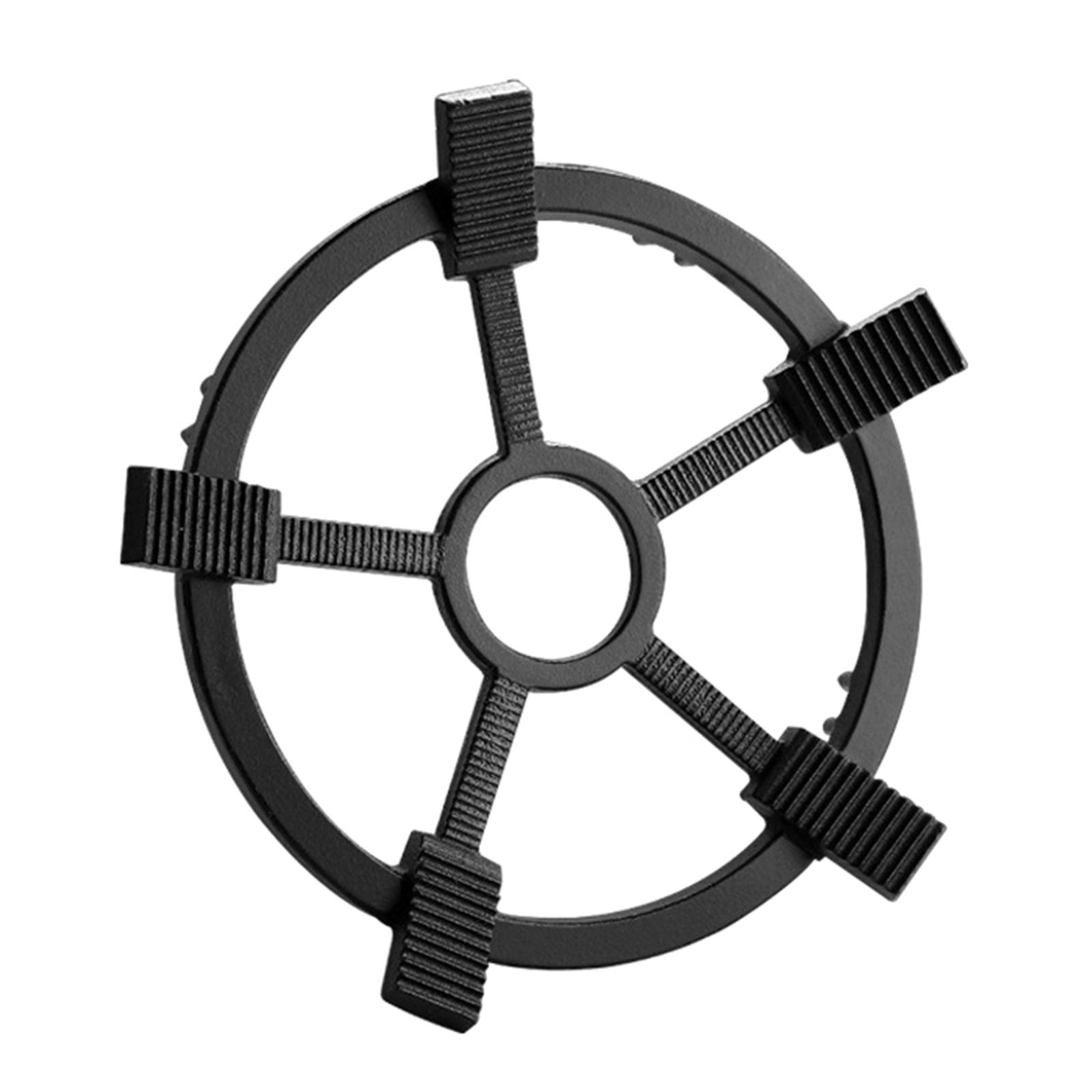 

Heavy Duty Cast Iron Gas Burners Rings Stabilizer Nonslip Heat Resistant Trivet Slip Resistant Gas Stove Wok Rack