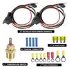 175-185 Degree Car Cooling Fan Thermostat Switch Sensor Relays Wire Harness 12V