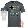 Camiseta WW2 Luftwaffe Messerschmitt Bf 109 Stuka Heinkel He 111