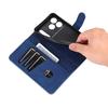 (iPhone 17 Pro Max, Blue) For iPhone 17 Pro Max Case PU Leather Wallet Phone Cover