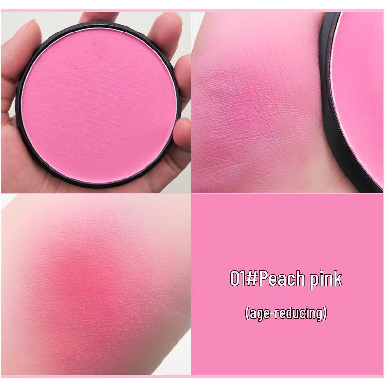 Youruo Hot-Selling Single Color Blush & Contour Rouge Powder: Delicate Whitening Orange Dragon Fruit Highlighter