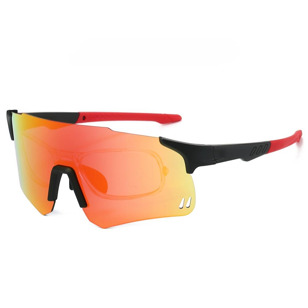 Rimless Sports Protective Sunglasses Men Fashion Mirror Outdoor Cycling Goggle New Women Anti-UV Windproof Shades