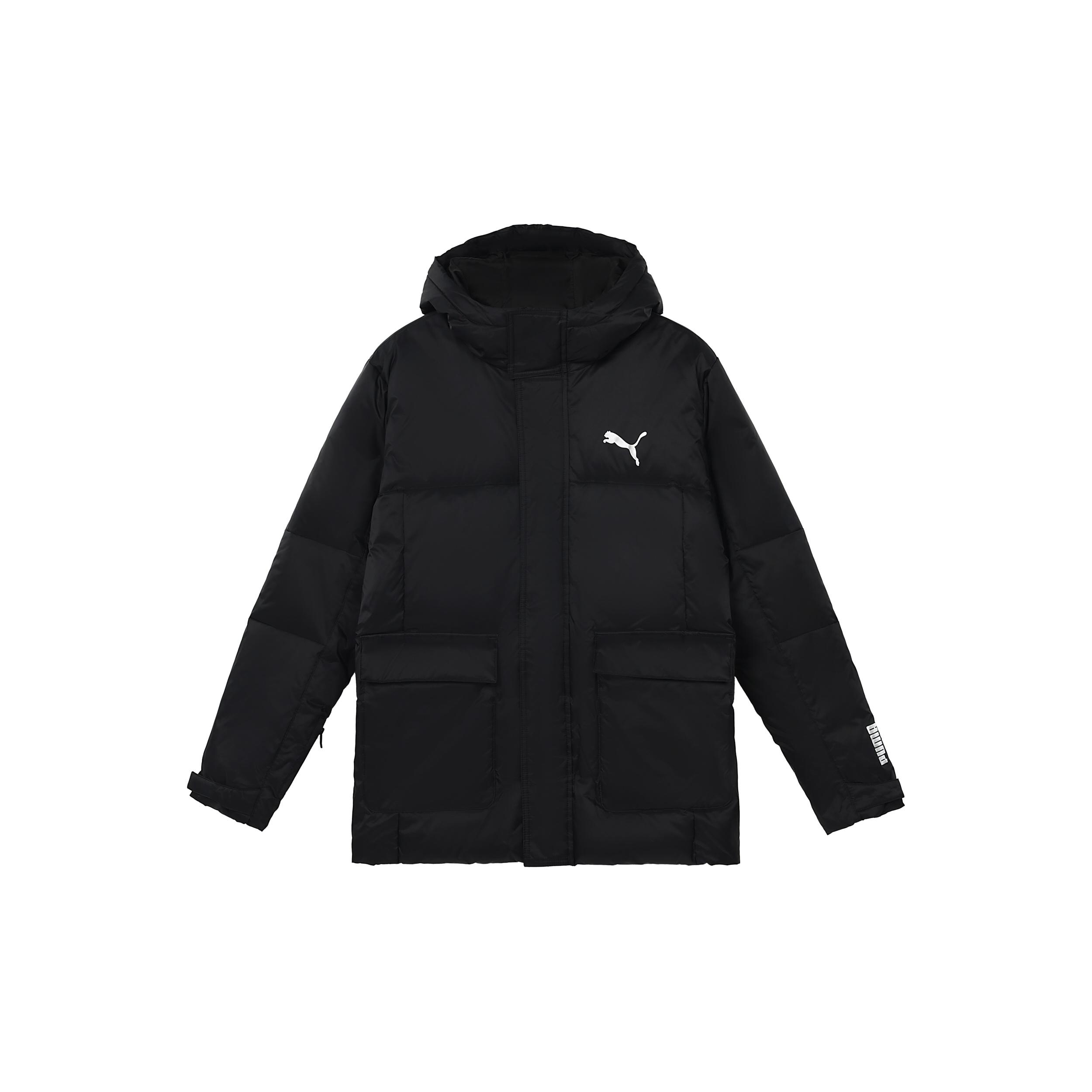 PUMA Protective Down Jacket  Black White  Men s 586604-01 S