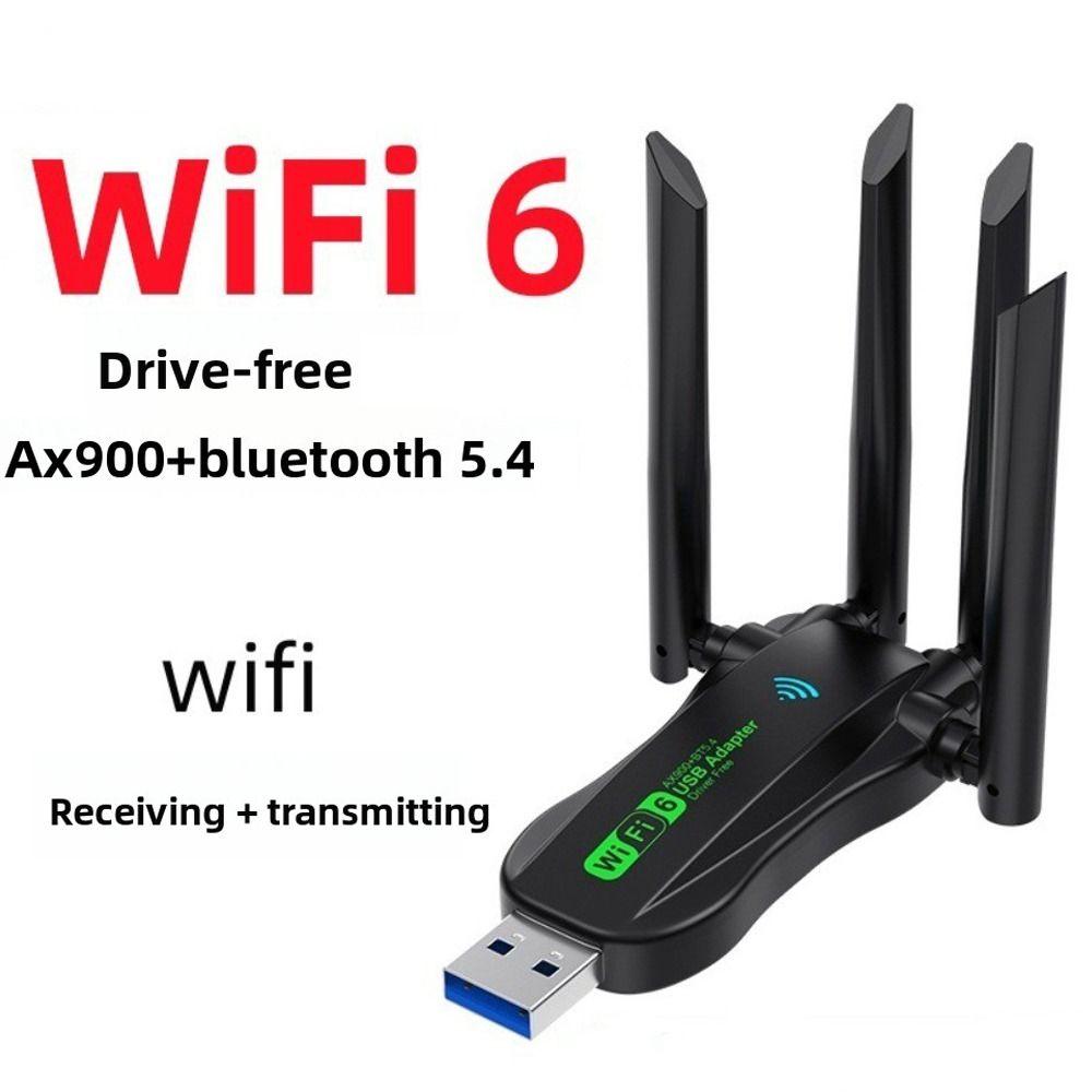 Bluetooth 5.4 900Mbps WiFi Dongle 4 Antenna Wireless Network Card Wireless Networking
