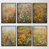 Wildflower Field Floral Natural Landscape Canvas Painting Posters and Prints Wall Art Picture for Living Room Home Decor Cuadros