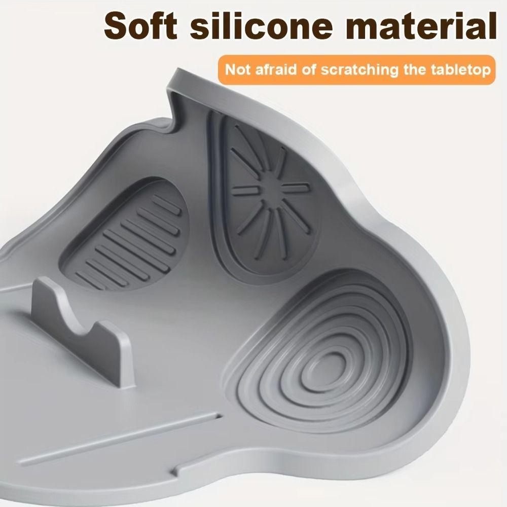 Silicone Material Coffee Tamper Mat Cat Paw Shaped Coffee Powder Press Seat  Coffeeware