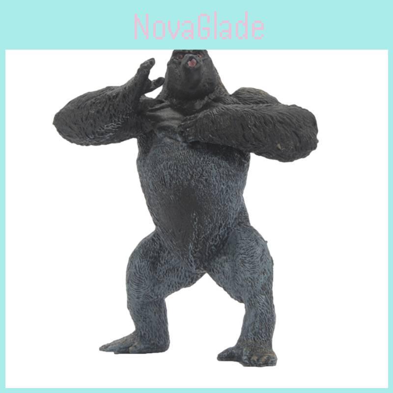 Realistic Solid Pvc Animal Model Toy Decoration Lion Elephant Rhino Tiger