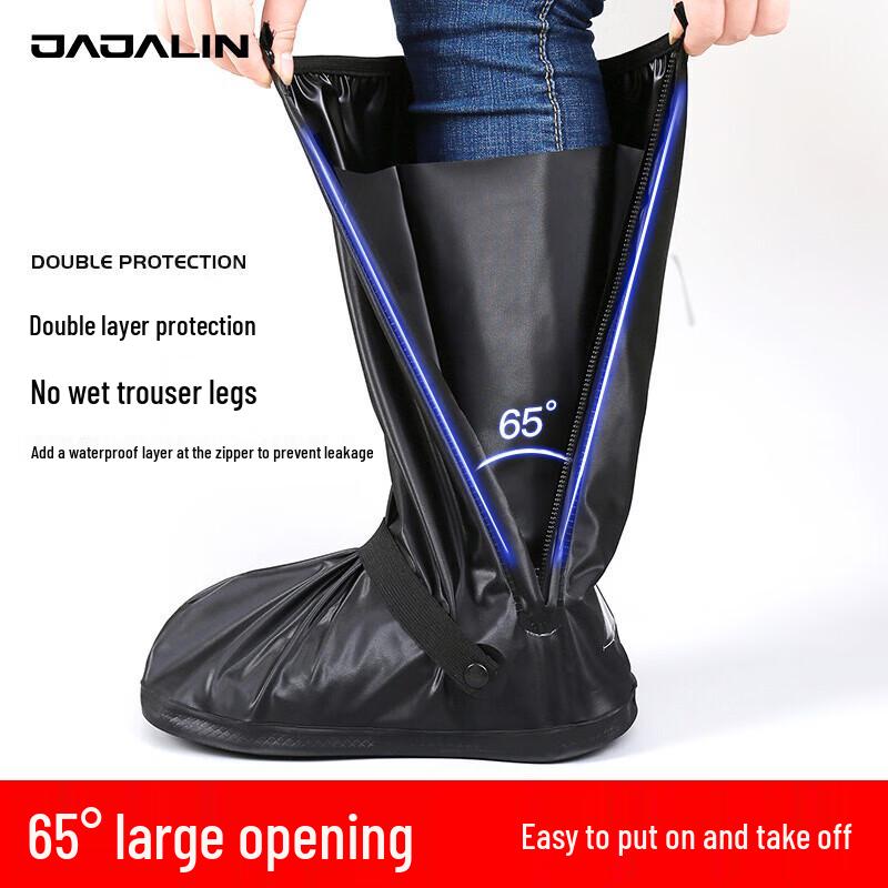 

JAJALIN Waterproof High-Top Cycling Shoe Covers