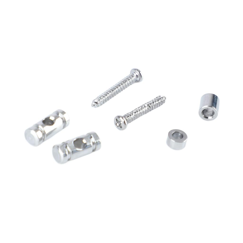 Guitar Roller String Tree Guide Retainer Metal Electric Guitar String Guide Retainer Replacement Silver