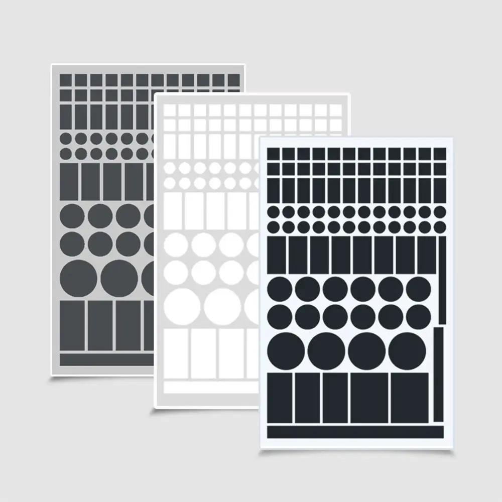 Led Covers Block Light Dimming Stickers Black Color Easy to Use Led Light Blocking Stickers Shading Avoid Glare