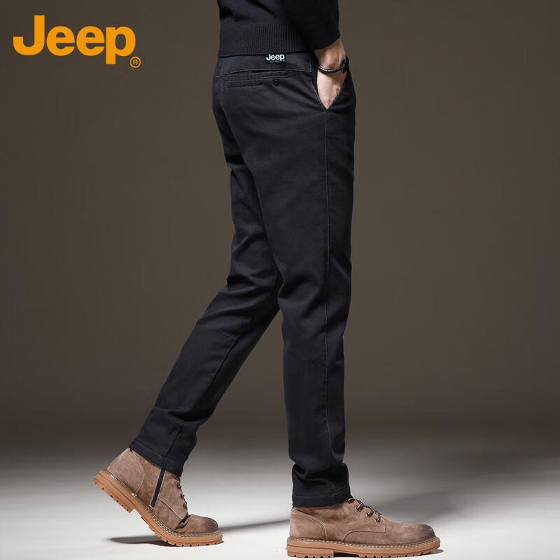 JEEP Men's Autumn/Winter Business Casual Straight-Leg Pants