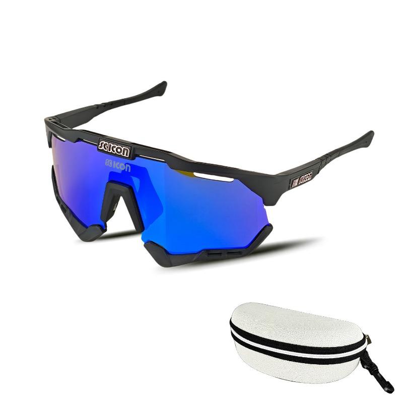 Men's and Women's Sports Glasses, Outdoor Riding Goggles, Motorcycle Lenses, Running Marathon Riding Glasses, Discoloration