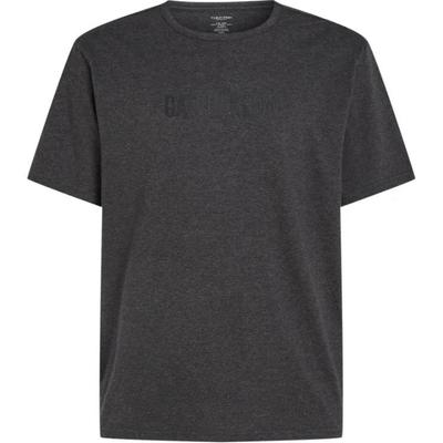 Comfortable Letter Minimalist Versatile Short Sleeve T-Shirt Men Tops Gray 000NM2567E-P7I