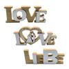 Wedding Table Centerpieces LOVE Words Memory Ornament Home Decorations Crafts Ornament Happy Home Sign