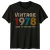 Vintage 1978 Aged To Perfection Unisexs T Shirt 48th Birthday Gift