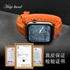 Per Iwatch Apple Cinturino Orologio Coccodrillo Applewatch8Se7 Cinturino Orologio Pelle di Mucca Primo Strato