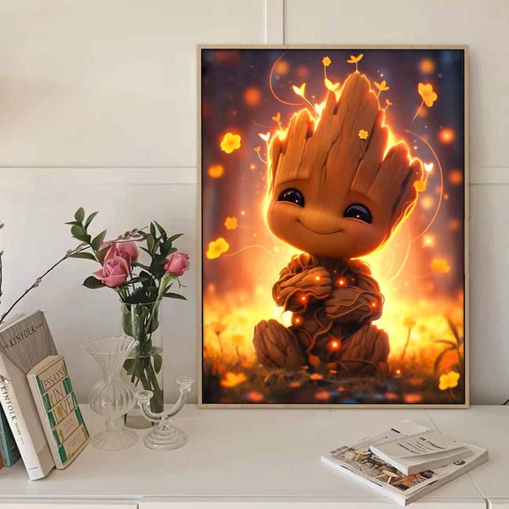 DIY Diamond Painting Lovely Tree Man Cross Stitch Kit Mosaic Art Diamond Painting Full Circle Diamond Home Decoration