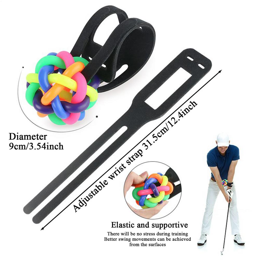 

Тренажер для тренування гольф-свінгу М яч для тренування хвату в гольфі для чоловіків Регульований аксесуар-тренажер для свінгу для хлопчиків, дівчат, молоді, підлітків, гольфістів чорний